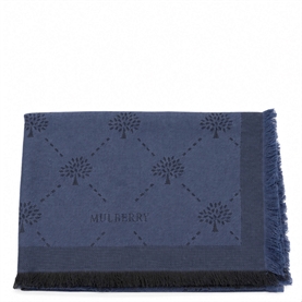 Mulberry Diamond Tree Scarf Night Sky